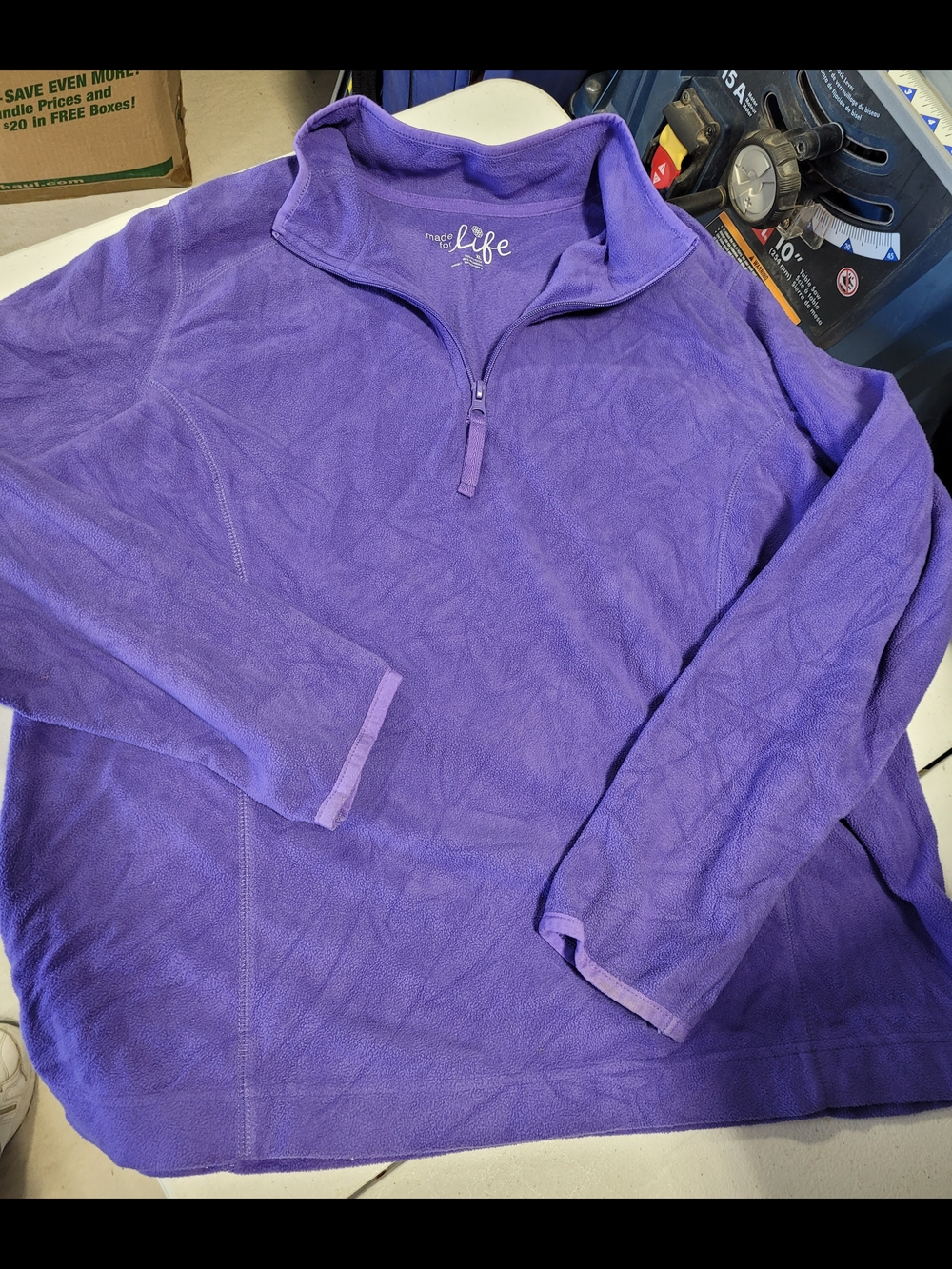 made for life Purple Fleece Jacket